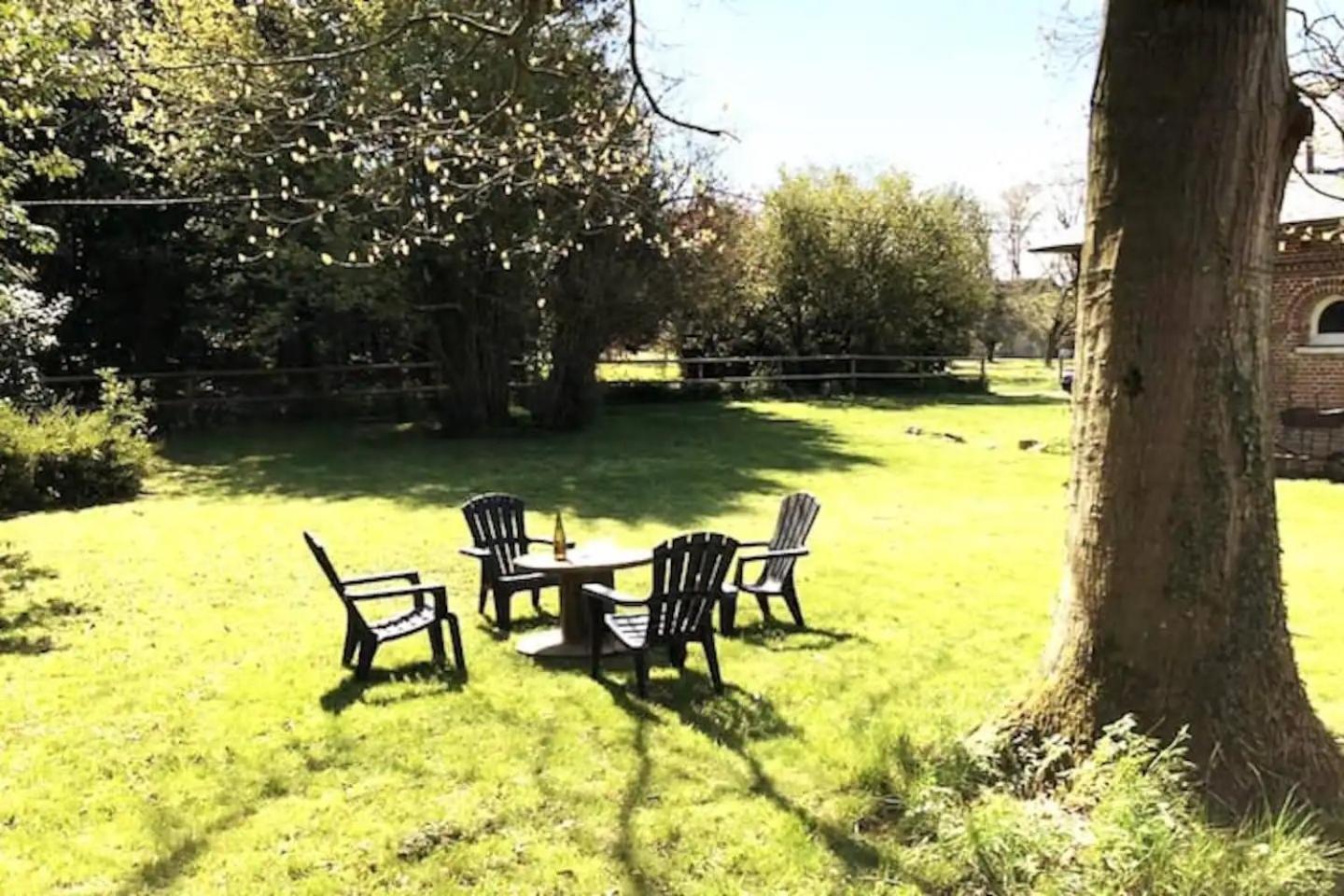 Charmant Cottage 8 Personnes En Normandie Cleuville Экстерьер фото